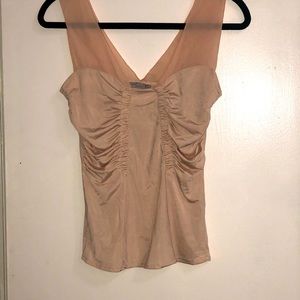Zara W&B collection nude color tank size M